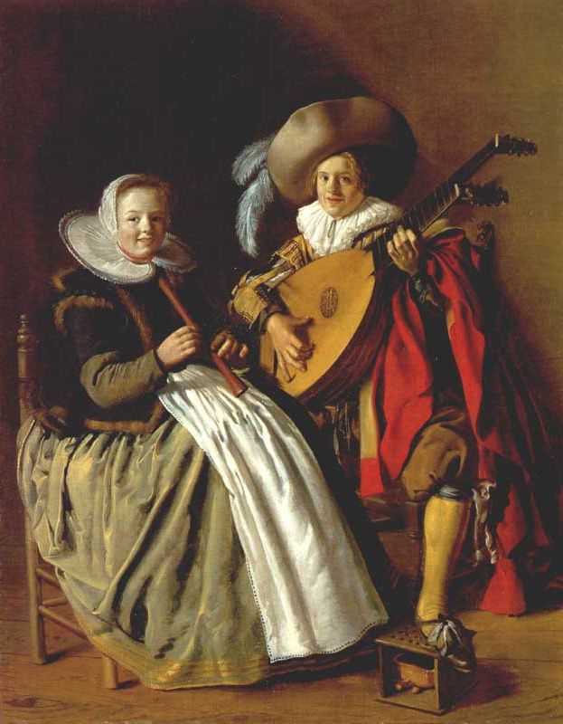 Music Making Couple by Jan Miense Molenaer